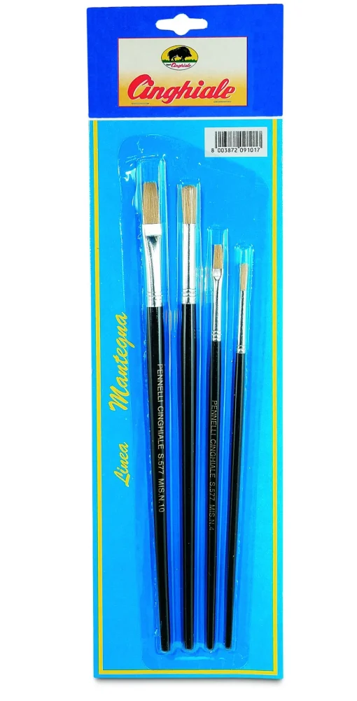 Bissolo Casa Pittura E Accessori Pennelli<CINGHIALE- SET 4 PENNELLI SERIE 577 4-10 SERIE 766 2,8: vendita online CINGHIALE- SET 4 PENNELLI SERIE 577 4-10 SERIE 766 2,8 in offerta