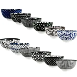 Bissolo Casa Piatti Insalatiere E Terrine<Ciotola con decori assortiti: ciotola diametro 9cm