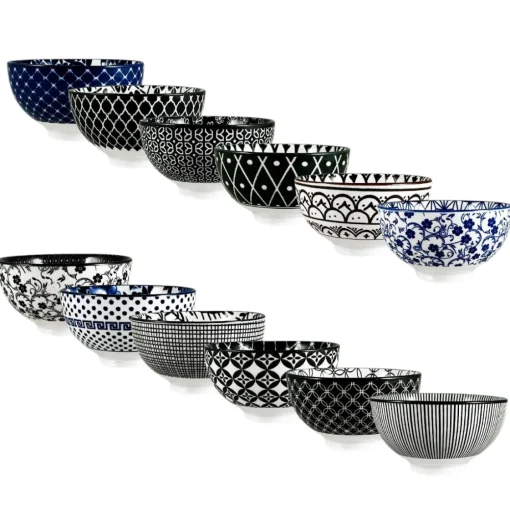 Bissolo Casa Piatti Insalatiere E Terrine<Ciotola con decori assortiti: ciotola diametro 9cm