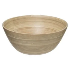 Bissolo Casa Piatti Insalatiere E Terrine<CIOTOLA IN BAMBU' NATURALE 25X8.5CM 170CL