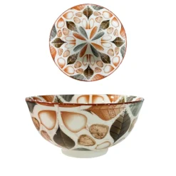 Bissolo Casa Piatti Insalatiere E Terrine<CIOTOLA IN PORCELLANA LINEA PETALO 16X8CM ROSSO