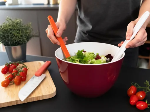 Bissolo Casa Piatti Insalatiere E Terrine<CIOTOLA LINEA PILE DMALL DIAM. CM 22 IN MELAMINA ROSSO CILIEGIA