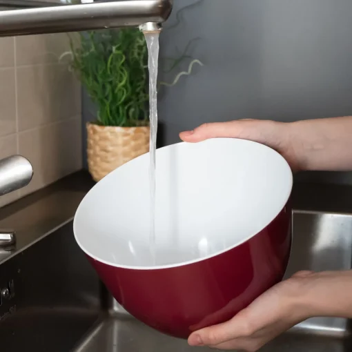 Bissolo Casa Piatti Insalatiere E Terrine<CIOTOLA LINEA PILE DMALL DIAM. CM 22 IN MELAMINA ROSSO CILIEGIA