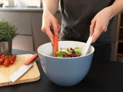 Bissolo Casa Piatti Insalatiere E Terrine<CIOTOLA LINEA PILE SMALL DIAM. CM 22 IN MELAMINA BLU NORDICO
