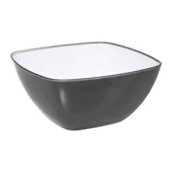Bissolo Casa Piatti Insalatiere E Terrine<CIOTOLA QUADRATA ANTRACITE 19X19CM 150CL