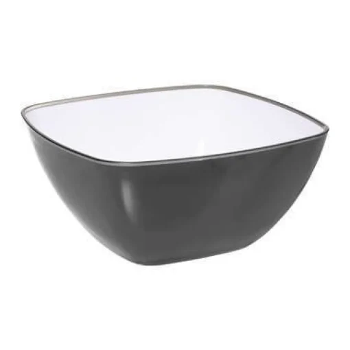 Bissolo Casa Piatti Insalatiere E Terrine<CIOTOLA QUADRATA ANTRACITE 19X19CM 150CL