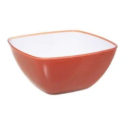 Bissolo Casa Piatti Insalatiere E Terrine<CIOTOLA QUADRATA ROSSA 19X19CM 150CL