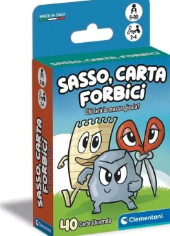 Bissolo Casa Giochi Da Tavolo Carte Da Gioco<CLEMENTONI - CARTE SASSO, CARTA, FORBICE: vendita online CLEMENTONI - CARTE SASSO, CARTA, FORBICE in offerta