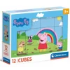 Bissolo Casa Puzzle Bambini<CLEMENTONI 12 CUBI - PUZZLE PEPPA PIG: vendita online CLEMENTONI 12 CUBI - PUZZLE PEPPA PIG in offerta