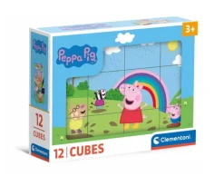 Bissolo Casa Puzzle Bambini<CLEMENTONI 12 CUBI - PUZZLE PEPPA PIG: vendita online CLEMENTONI 12 CUBI - PUZZLE PEPPA PIG in offerta