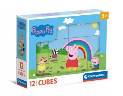 Bissolo Casa Puzzle Bambini<CLEMENTONI 12 CUBI - PUZZLE PEPPA PIG: vendita online CLEMENTONI 12 CUBI - PUZZLE PEPPA PIG in offerta