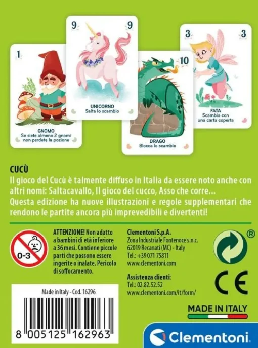 Bissolo Casa Giochi Da Tavolo Carte Da Gioco<CLEMENTONI - CUCU': vendita online CLEMENTONI - CUCU' in offerta