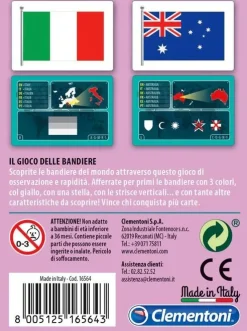 Bissolo Casa Giochi Da Tavolo Carte Da Gioco<CLEMENTONI - IL GIOCO DELLE BANDIERE: vendita online CLEMENTONI - IL GIOCO DELLE BANDIERE in offerta