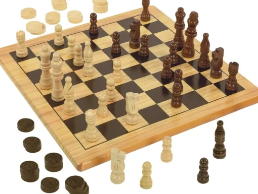 Bissolo Casa Giochi Da Tavolo Classici<CLEMENTONI - SCACCHI+ DAMA IN LEGNO: vendita online CLEMENTONI - SCACCHI+ DAMA IN LEGNO in offerta