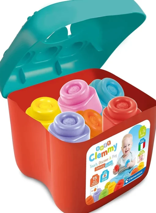 Bissolo Casa Prima Infanzia<CLEMENTONI CLEMMY SENSORY BUCKET - TOUCH BUILD AND PLAY: vendita online CLEMENTONI CLEMMY SENSORY BUCKET - TOUCH BUILD AND PLAY in offerta