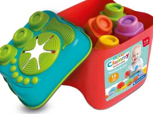 Bissolo Casa Prima Infanzia<CLEMENTONI CLEMMY SENSORY BUCKET - TOUCH BUILD AND PLAY: vendita online CLEMENTONI CLEMMY SENSORY BUCKET - TOUCH BUILD AND PLAY in offerta
