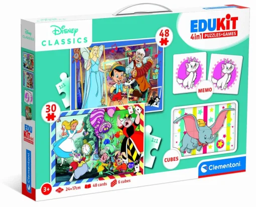 Bissolo Casa Giochi Educativi Da 3 A 5 Anni<CLEMENTONI EDUKIT 4 IN 1 - DISNEY CLASSIC: vendita online CLEMENTONI EDUKIT 4 IN 1 - DISNEY CLASSIC in offerta