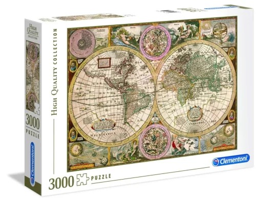 Bissolo Casa Puzzle 3000 Pezzi<CLEMENTONI HQC - PUZZLE 3000 PEZZI OLD MAP: vendita online CLEMENTONI HQC - PUZZLE 3000 PEZZI OLD MAP in offerta