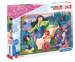 Bissolo Casa Puzzle Bambini<CLEMENTONI MAXI SUPERCOLOR - PUZZLE 24 MAXI PEZZI PRINCESS MULAN: vendita online CLEMENTONI MAXI SUPERCOLOR - PUZZLE 24 MAXI PEZZI PRINCESS MULAN in offerta