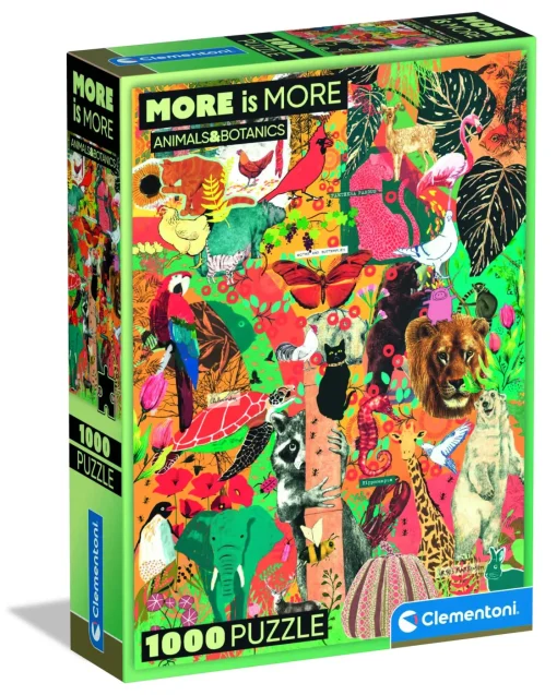 Bissolo Casa Puzzle 1000 Pezzi<CLEMENTONI MORE IS MORE - PUZZLE 1000 PEZZI ANIMAL AND BOTANICS: vendita online CLEMENTONI MORE IS MORE - PUZZLE 1000 PEZZI ANIMAL AND BOTANICS in offerta