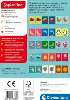 Bissolo Casa Giochi Educativi Da 4 A 6 Anni<CLEMENTONI SAPIENTINO MONTESSORI - FLASHCARDS BABY PRIMO MEMO: vendita online CLEMENTONI SAPIENTINO MONTESSORI - FLASHCARDS BABY PRIMO MEMO in offerta