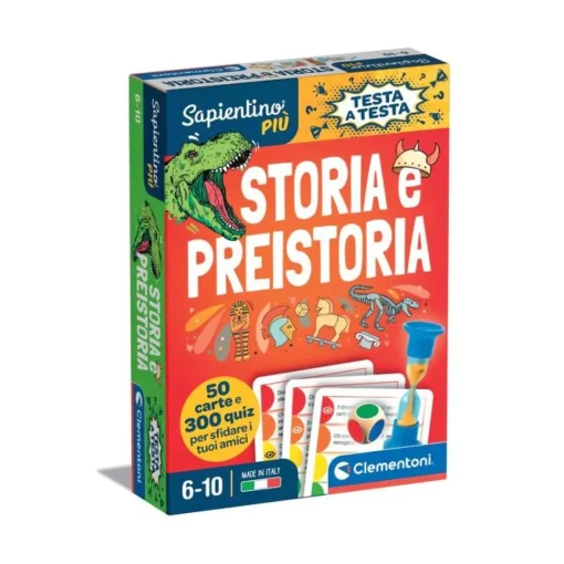 Bissolo Casa Giochi Educativi Da 6 A 10 Anni<CLEMENTONI SAPIENTINO PIU - CARTE STORIA E PREISTORIA: vendita online CLEMENTONI SAPIENTINO PIU - CARTE STORIA E PREISTORIA in offerta