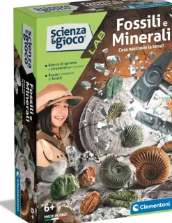 Bissolo Casa Giochi Educativi Da 6 A 10 Anni<CLEMENTONI SCIENZA E GIOCO - DIG KIT FOSSILI E MINERALI: vendita online CLEMENTONI SCIENZA E GIOCO - DIG KIT FOSSILI E MINERALI in offerta