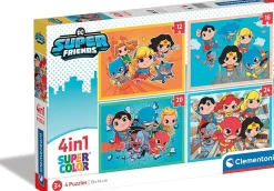 Bissolo Casa Puzzle Bambini<CLEMENTONI SUPERCOLOR - PUZZLE 4 IN 1 SUPERFRIENDS: vendita online CLEMENTONI SUPERCOLOR - PUZZLE 4 IN 1 SUPERFRIENDS in offerta