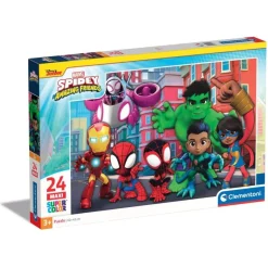Bissolo Casa Puzzle Bambini<CLEMENTONI SUPERCOLOR - PUZZLE 24 MAXI PEZZI SPIDEY AND HIS AMAZING FRIEND: vendita online CLEMENTONI SUPERCOLOR - PUZZLE 24 MAXI PEZZI SPIDEY AND HIS AMAZING FRIEND in offerta