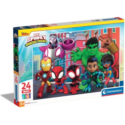 Bissolo Casa Puzzle Bambini<CLEMENTONI SUPERCOLOR - PUZZLE 24 MAXI PEZZI SPIDEY AND HIS AMAZING FRIEND: vendita online CLEMENTONI SUPERCOLOR - PUZZLE 24 MAXI PEZZI SPIDEY AND HIS AMAZING FRIEND in offerta