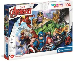 Bissolo Casa Puzzle Bambini<CLEMENTONI SUPERCOLOR - PUZZLE 104 PEZZI MARVEL AVENGERS - 2: vendita online CLEMENTONI SUPERCOLOR - PUZZLE 104 PEZZI MARVEL AVENGERS - 2 in offerta