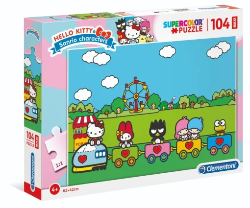 Bissolo Casa Puzzle Bambini<CLEMENTONI SUPERCOLOR - PUZZLE 104 MAXI PEZZI HELLO KITTY: vendita online CLEMENTONI SUPERCOLOR - PUZZLE 104 MAXI PEZZI HELLO KITTY in offerta