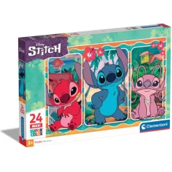 Bissolo Casa Puzzle Bambini<CLEMENTONI SUPERCOLOR - PUZZLE 24 MAXI PEZZI DISNEY STITCH: vendita online CLEMENTONI SUPERCOLOR - PUZZLE 24 MAXI PEZZI DISNEY STITCH in offerta