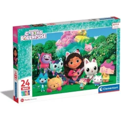 Bissolo Casa Puzzle Bambini<CLEMENTONI SUPERCOLOR - PUZZLE 24 MAXI PEZZI GABBY S DOLLHOUSE 1: vendita online CLEMENTONI SUPERCOLOR - PUZZLE 24 MAXI PEZZI GABBY S DOLLHOUSE 1 in offerta