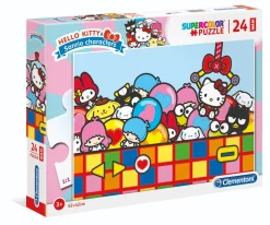 Bissolo Casa Puzzle Bambini<CLEMENTONI SUPERCOLOR- PUZZLE 24 MAXI PEZZI HELLO KITTY: vendita online CLEMENTONI SUPERCOLOR- PUZZLE 24 MAXI PEZZI HELLO KITTY in offerta