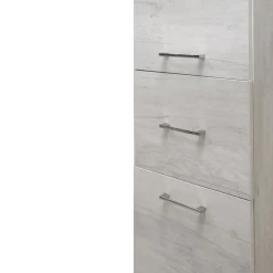 Bissolo Casa Colonne Multiuso<Colonna Bagno Reversibile in Quercia Bianca: Colonna con Ante e Cassetti modello Gaia