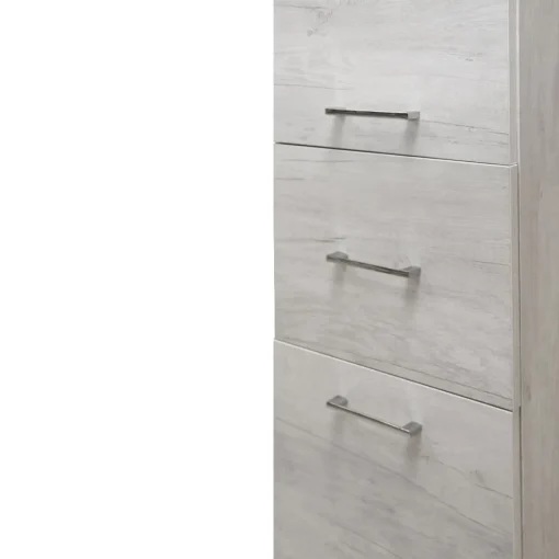 Bissolo Casa Colonne Multiuso<Colonna Bagno Reversibile in Quercia Bianca: Colonna con Ante e Cassetti modello Gaia