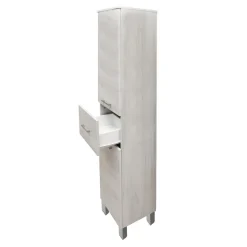 Bissolo Casa Colonne Multiuso<Colonna Bagno Reversibile in Quercia Bianca: Colonna con Ante e Cassetti modello Gaia