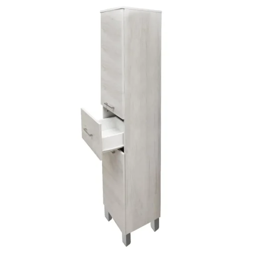Bissolo Casa Colonne Multiuso<Colonna Bagno Reversibile in Quercia Bianca: Colonna con Ante e Cassetti modello Gaia