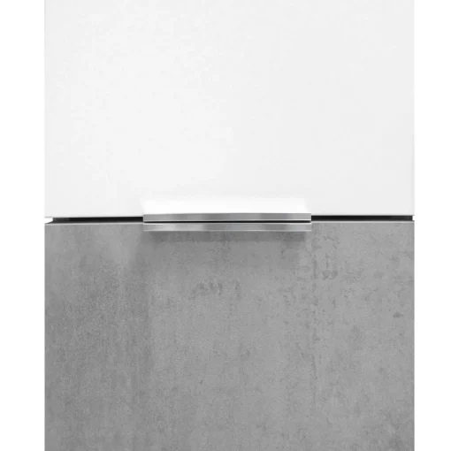 Bissolo Casa Colonne Multiuso<COLONNA BAGNO SOSPESA MOD. B201 CM 35X37 H. 175 BETON E BIANCO OPACO