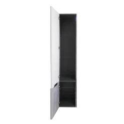 Bissolo Casa Colonne Multiuso<COLONNA BAGNO SOSPESA MOD. B201 CM 35X37 H. 175 BETON E BIANCO OPACO