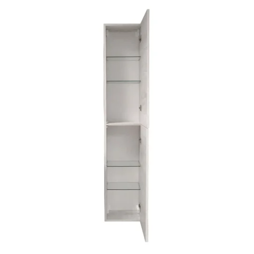 Bissolo Casa Colonne Multiuso<Colonna con Ante Reversibili in quercia Bianca: mobile bagno Colonna