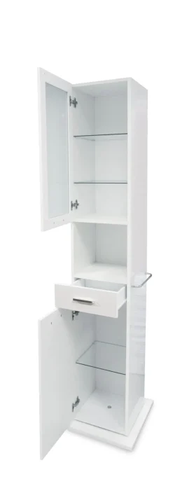 Bissolo Casa Colonne Multiuso<Colonna girevole h.190 in offerta: Colonna girevole h.190 due ante vano a giorno e cassetto
