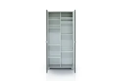 Bissolo Casa Armadietti|Armadietti<COLONNA MULTIUSO QUADRANTE CM 83X29 H. 190 OLMO CHIARO E SPECCHIO FUME': vendita online COLONNA MULTIUSO QUADRANTE CM 83X29 H. 190 OLMO CHIARO E SPECCHIO FUME' in offerta