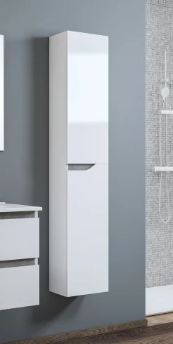 Bissolo Casa Colonne Multiuso<COLONNA SOSPESA GRACE2 CM 30X22 H. 160 BIANCO LUCIDO