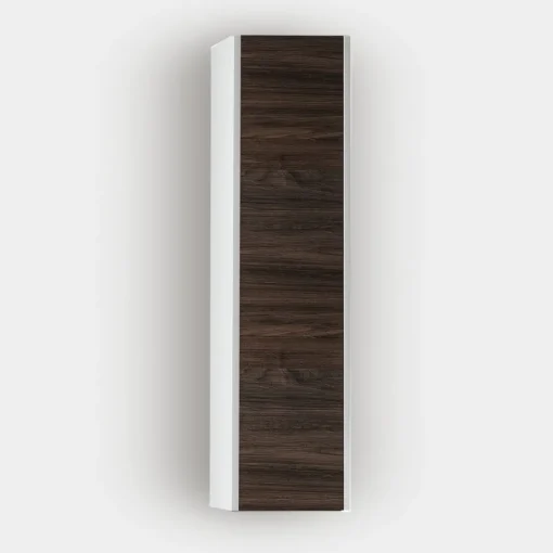 Bissolo Casa Colonne Multiuso<COLONNA SOSPESA MOD. LUNA CM 30X22 H. 120 BIANCO LUCIDO E OLMO CAFFE'