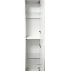 Bissolo Casa Colonne Multiuso<COLONNA SOSPESA MOD. MULTIUSO CM 30X22 H. 160 BIANCO LUCIDO