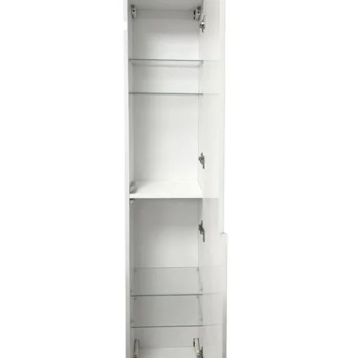 Bissolo Casa Colonne Multiuso<COLONNA SOSPESA MOD. MULTIUSO CM 30X22 H. 160 BIANCO LUCIDO