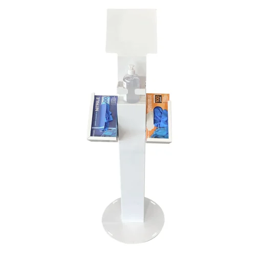 Bissolo Casa Gel E Spray Igienizzanti<COLONNINA DISPENSER 38X38 H. 129 IN METALLO BIANCO: vendita online COLONNINA DISPENSER 38X38 H. 129 IN METALLO BIANCO in offerta