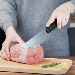 Bissolo Casa Posate Coltelli<COLTELLO CUCINA CHEF KNIFE BLACK EDITION IN ACCIAIO INOX MANICO NERO